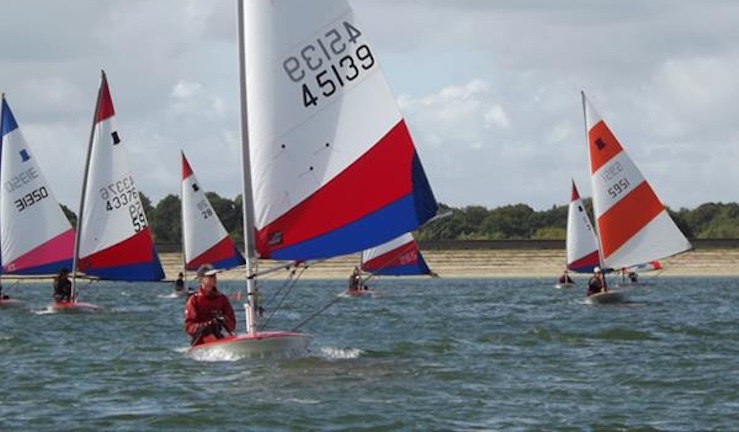 Bough Beech Sailing Club youth training Toppers