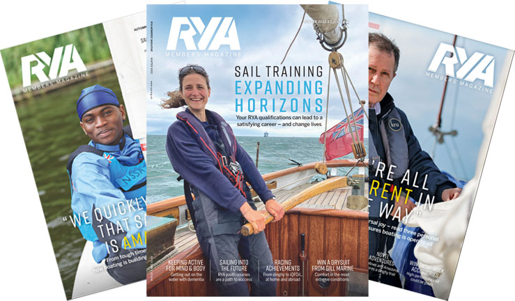 RYA magazine covers