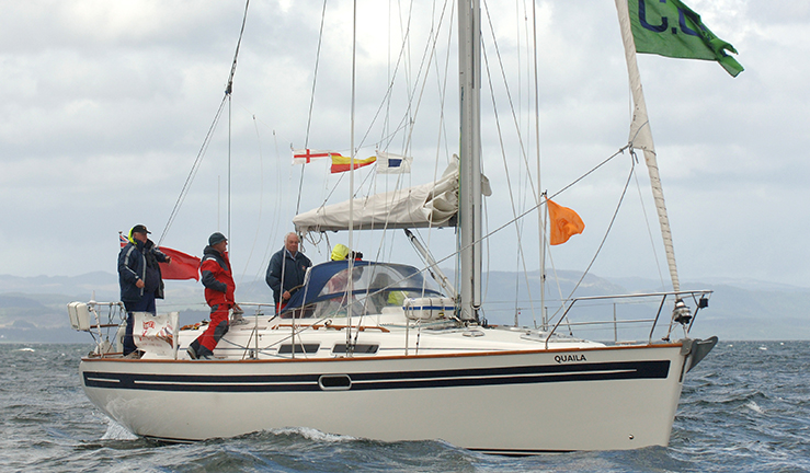 Portraits  of Hugh Morrison and his boats Quaila