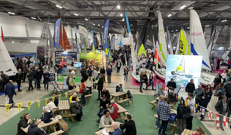 Images for Scottish Club Chat March 2023, including Dinghy Show, Onboard in Scotland and Sailability Conference.
