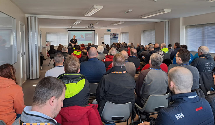 Delegates at the RYA Midlands Training Day in conference room at Rutland SC.