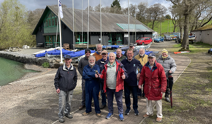 Image of Hugh Mclean and the Monday Club at Clyde Cruising Club's Dinghy Section.