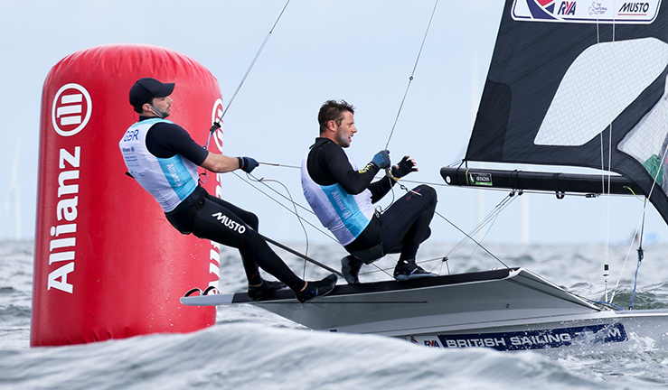 Action Images of Scottish competitors at the Sailing World Championships at the Hague.