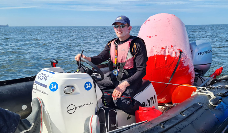 Mark Laying team at the Sailing World Championships in the Hague.