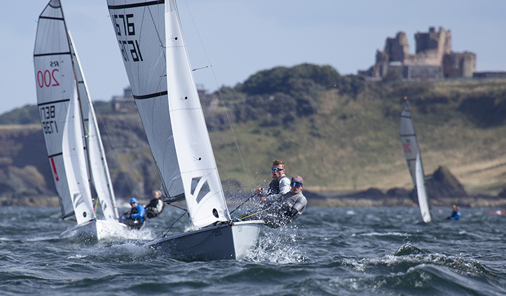 Action images from the RS200 Nationals In North Berwick