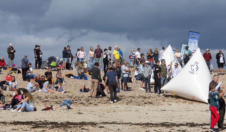 Racing at the Formula Kite European Championships day 5