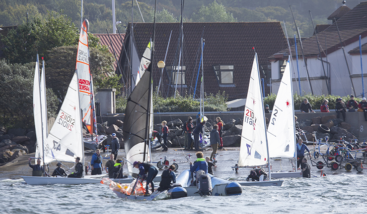 Images from the Giant Academy weekend at Largs Sailing Club of Race Training, ashore and afloat.